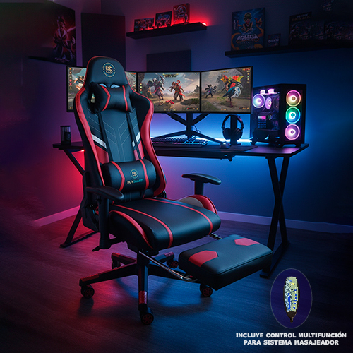 Silla Gamer con Masajeador