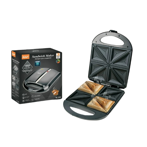 MIXTERA - SANDWICHERA TOSTADORA DE PAN PARA 4 PANES